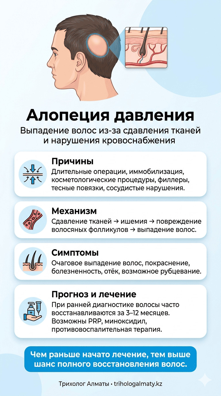 Алопеция давления